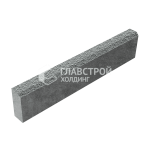 Бортовой камень БР 100.20.8, серый с мраморной крошкой