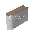 Бортовой камень БРШ 50.20.8, коричневый на камне
