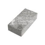 Тротуарная плитка 10х20х4 см, антрацит на камне