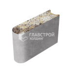 Бортовой камень БРШ 50.20.8, агат-желтый