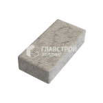 Тротуарная плитка Прямоугольник 20х10х8 см, аляска на камне