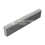 Бордюрный камень  БР 100.20.8, белый с мраморной крошкой