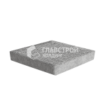 Тротуарная плитка Ромб 3D, серо-белая с мраморной крошкой, 6 см