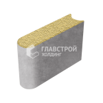 Бортовой камень БРШ 50.20.8, желтый с гранитной крошкой
