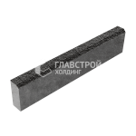 Бордюрный камень  БР 100.20.8, джафар-черный с мраморной крошкой